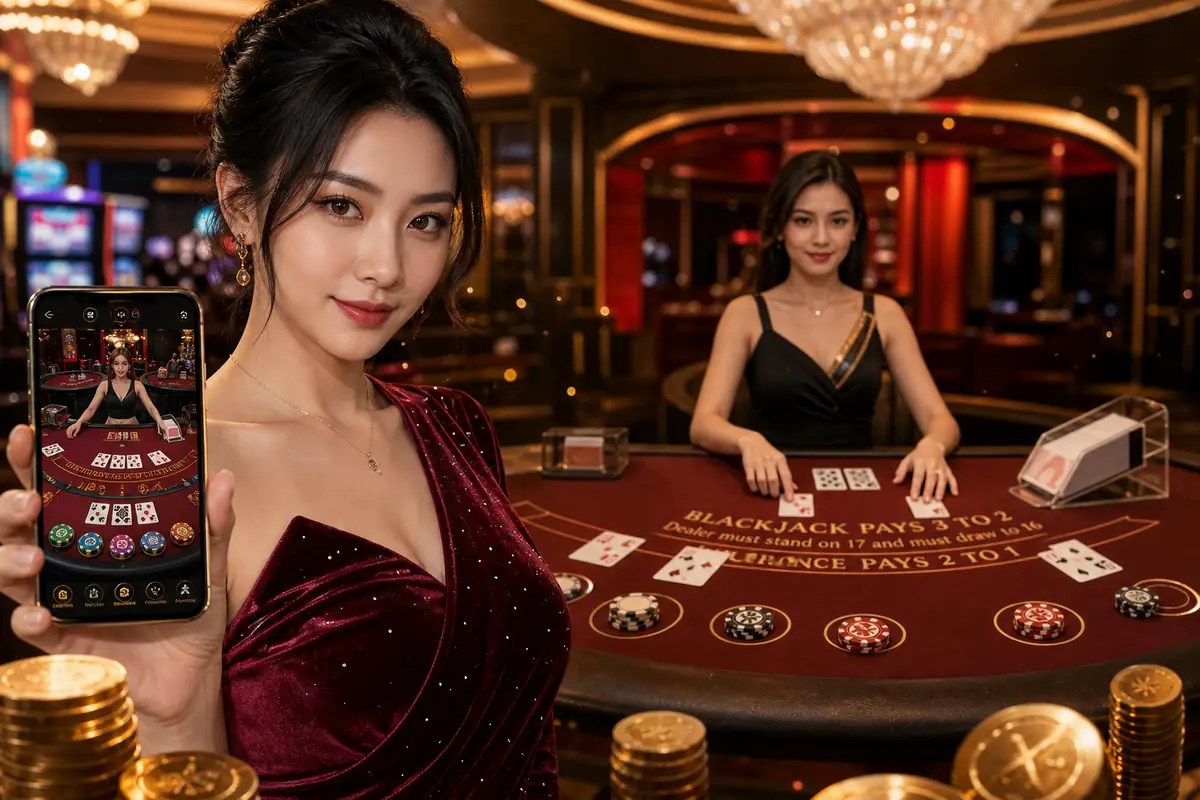 cici100 Casino meja live dealer baccarat